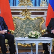 Xi Jinping and Putin in Kremlin, 2013