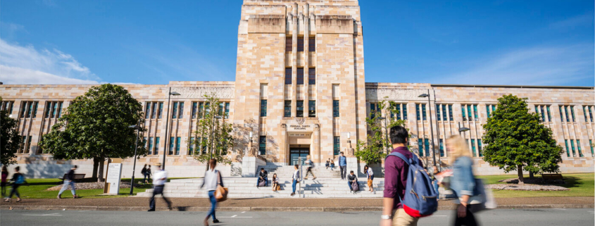 Image of the University of Queensland: Universities Australia.