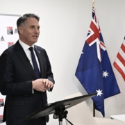 Image of Deputy Prime Minister and Minister for Defence Richard Marles opening ASPI DC in 2022: Richard Marles.