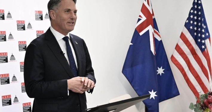 Image of Deputy Prime Minister and Minister for Defence Richard Marles opening ASPI DC in 2022: Richard Marles.