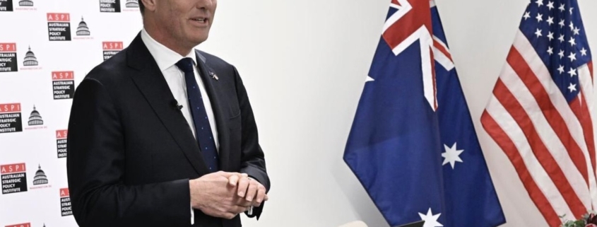 Image of Deputy Prime Minister and Minister for Defence Richard Marles opening ASPI DC in 2022: Richard Marles.