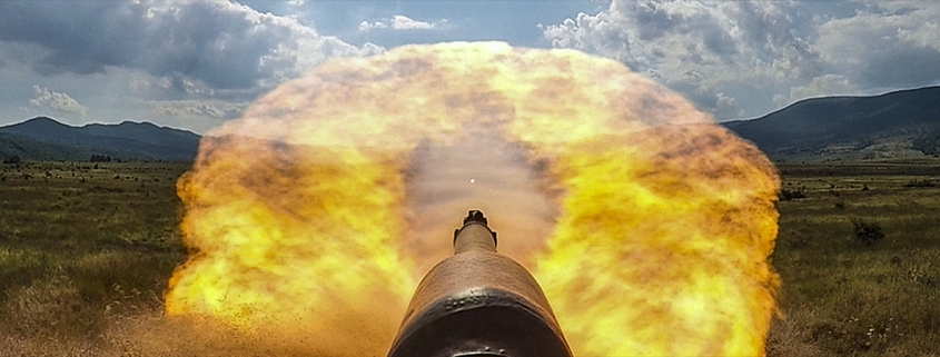 Tank firing
