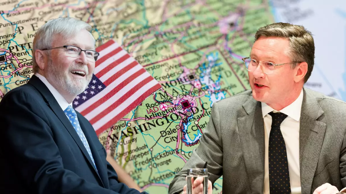Washington needs to see more Australian heavy hitters aside from Kevin Rudd, left, and Andrew Shearer, right. Pictures The Canberra Times, Shutterstock