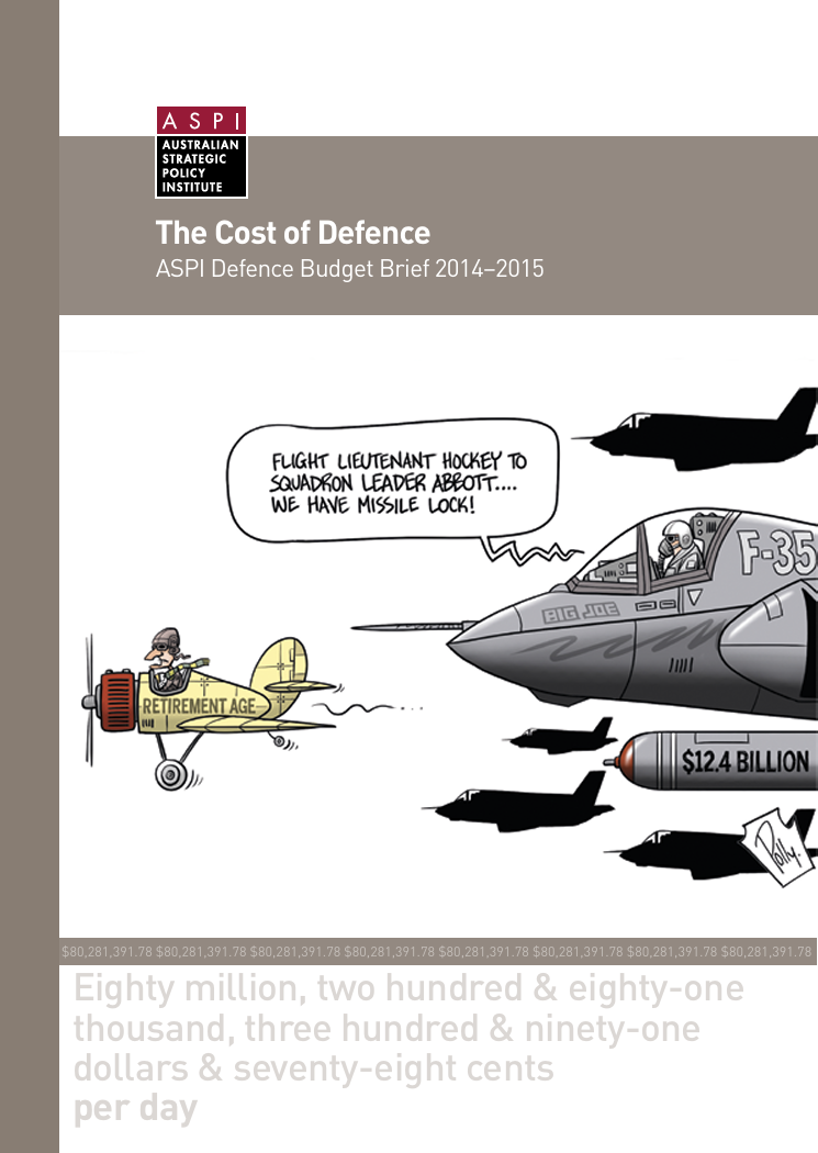 The Cost of Defence: ASPI Defence Budget Brief 2014-2015 - cover thumb