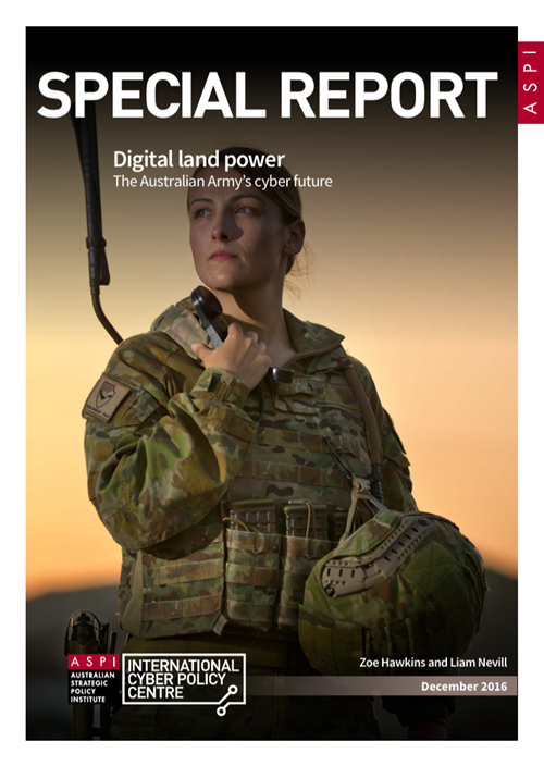 Digital land power: the Australian Army’s cyber future - report cover thumbnail