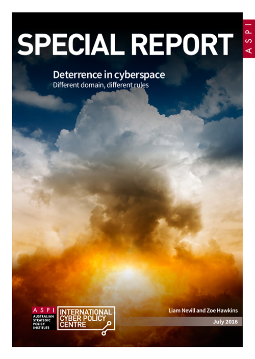 Deterrence in cyberspace: different domain, different rules - report cover thumbnail