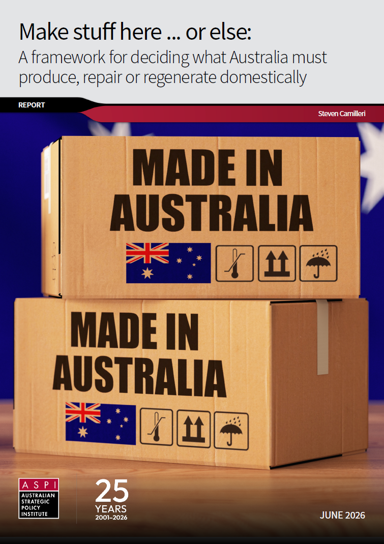 Make stuff here...or else: A framework for deciding what Australia must ...